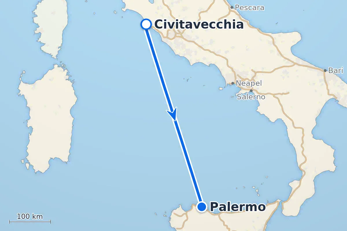 Civitavecchia - Palermo